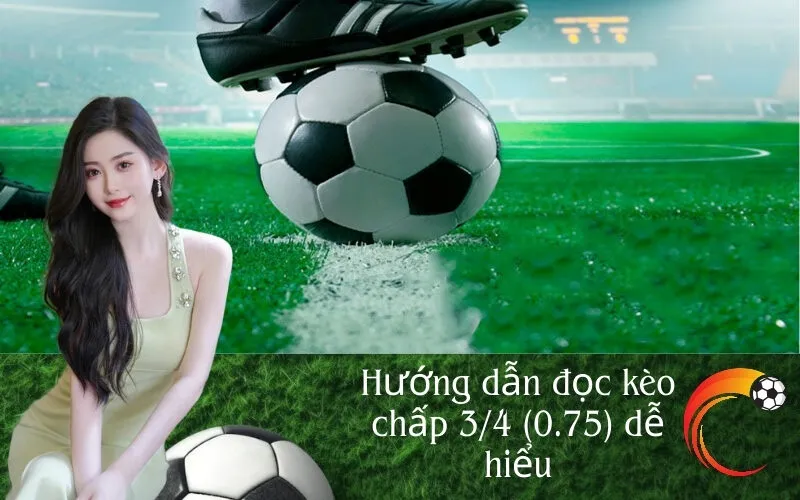 Hướng dẫn đọc kèo chấp 34 (0.75) dễ hiểu